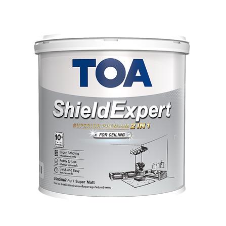 สีน้ำทาฝ้า ชนิดด้าน TOA SHIELD EXPERT E777 สี CEIL...