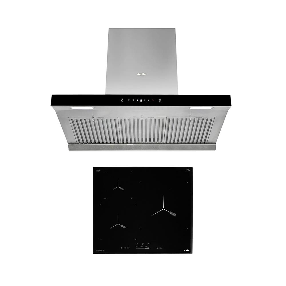 เตาฝัง+เครื่องดูดควัน AXIA I-TOUCH60+C-SENSE90