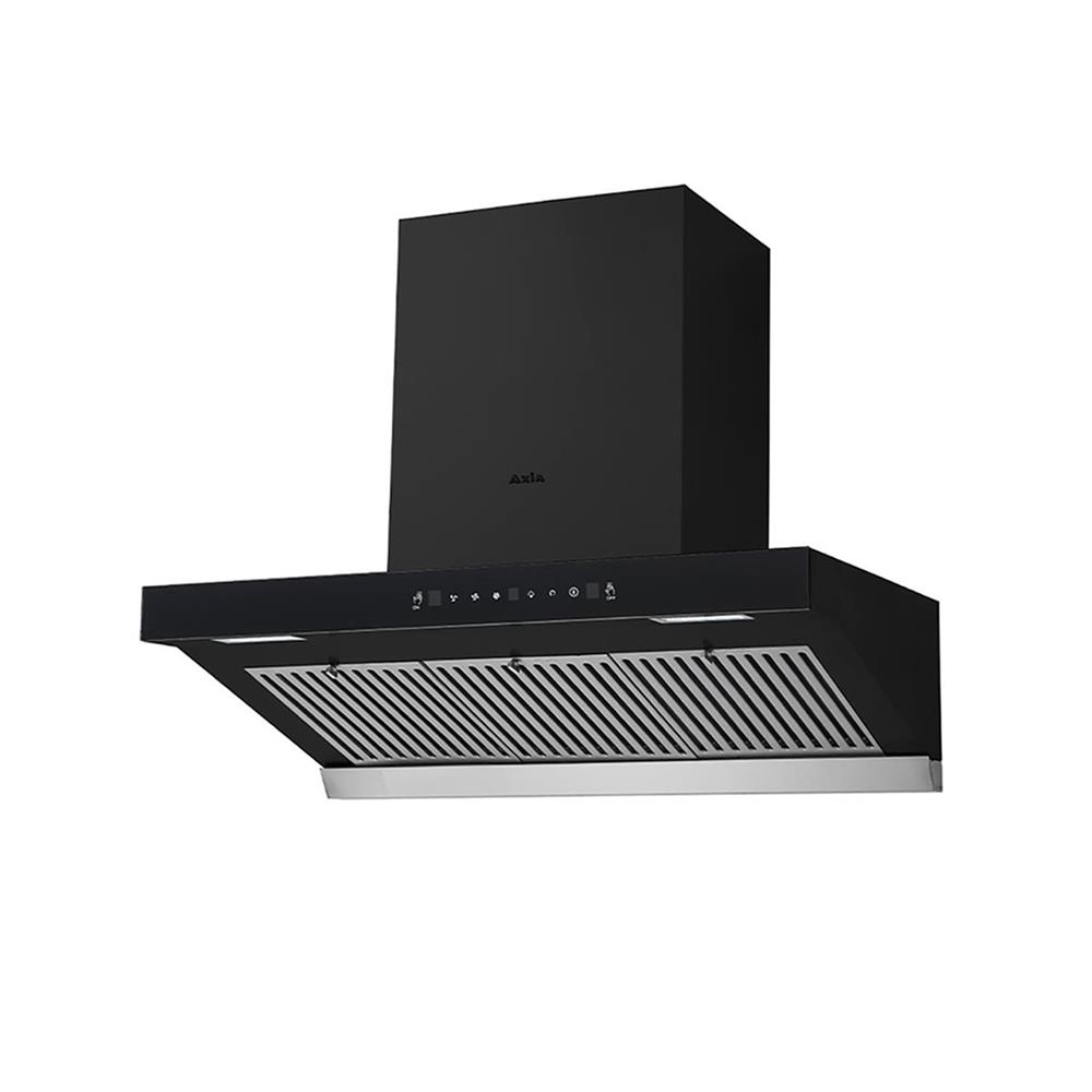 เตาฝัง+เครื่องดูดควัน AXIA IC-TOUCH73+C-BLACK90