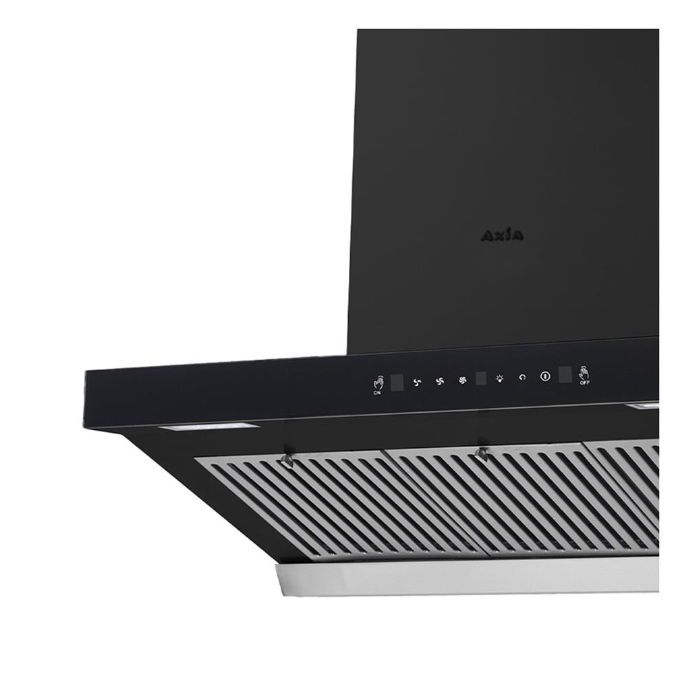 เตาฝัง+เครื่องดูดควัน AXIA IC-TOUCH73+C-BLACK90