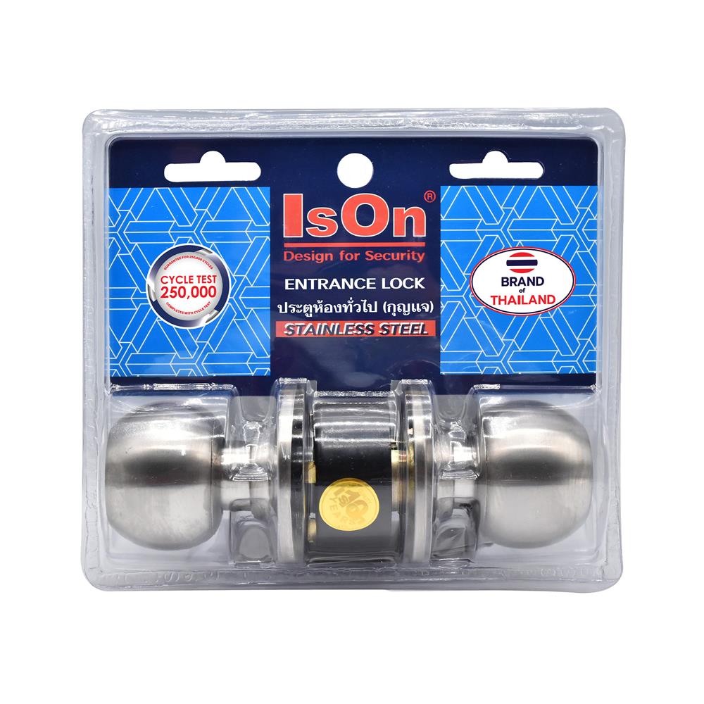 ลูกบิดทั่วไป หัวกลม ISON 8711 สีสเตนเลส