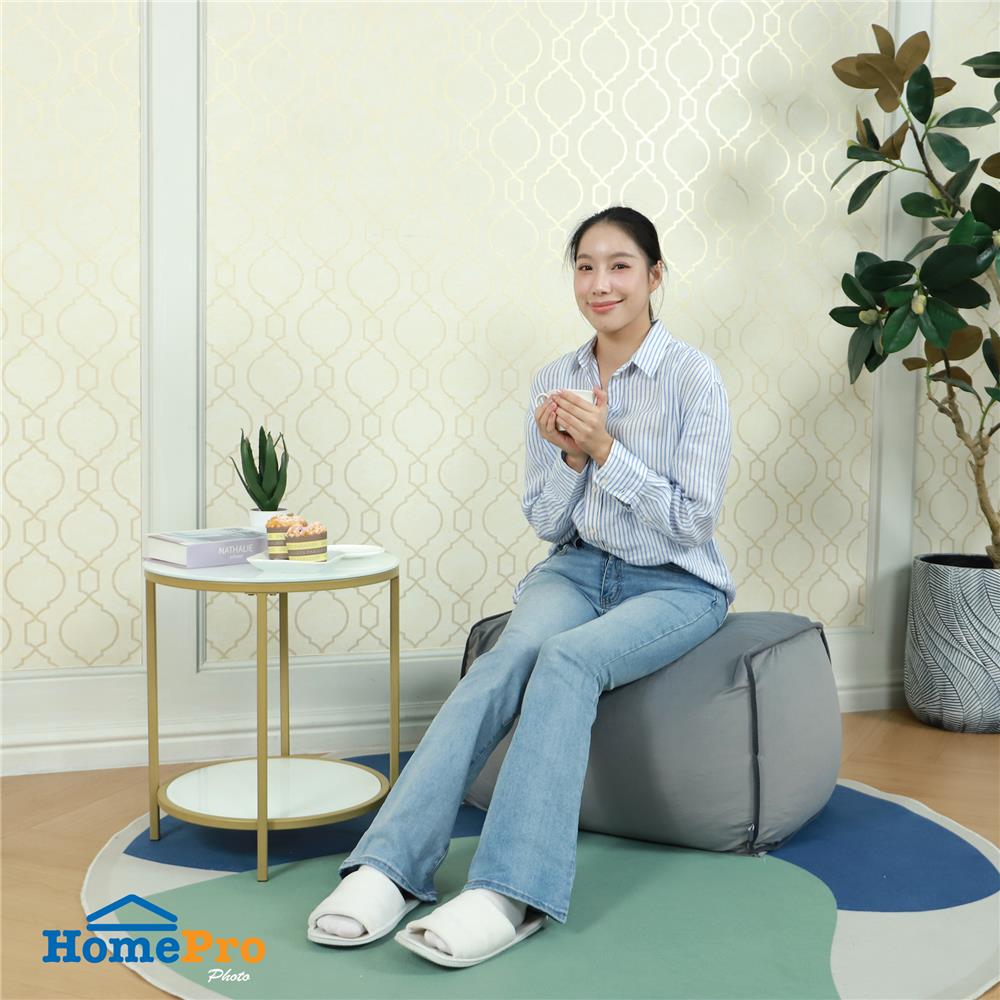 เบาะรองนั่ง HOME LIVING STYLE ELLA 16X24 นิ้ว สีเทา