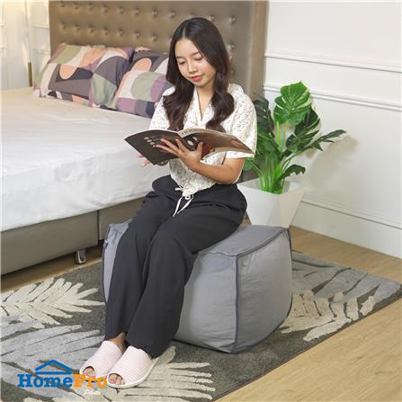 เบาะรองนั่ง HOME LIVING STYLE ELLA 16X24 นิ้ว สีเทา_8