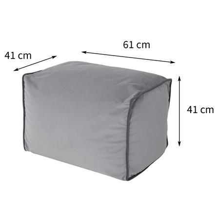 เบาะรองนั่ง HOME LIVING STYLE ELLA 16X24 นิ้ว สีเทา_11