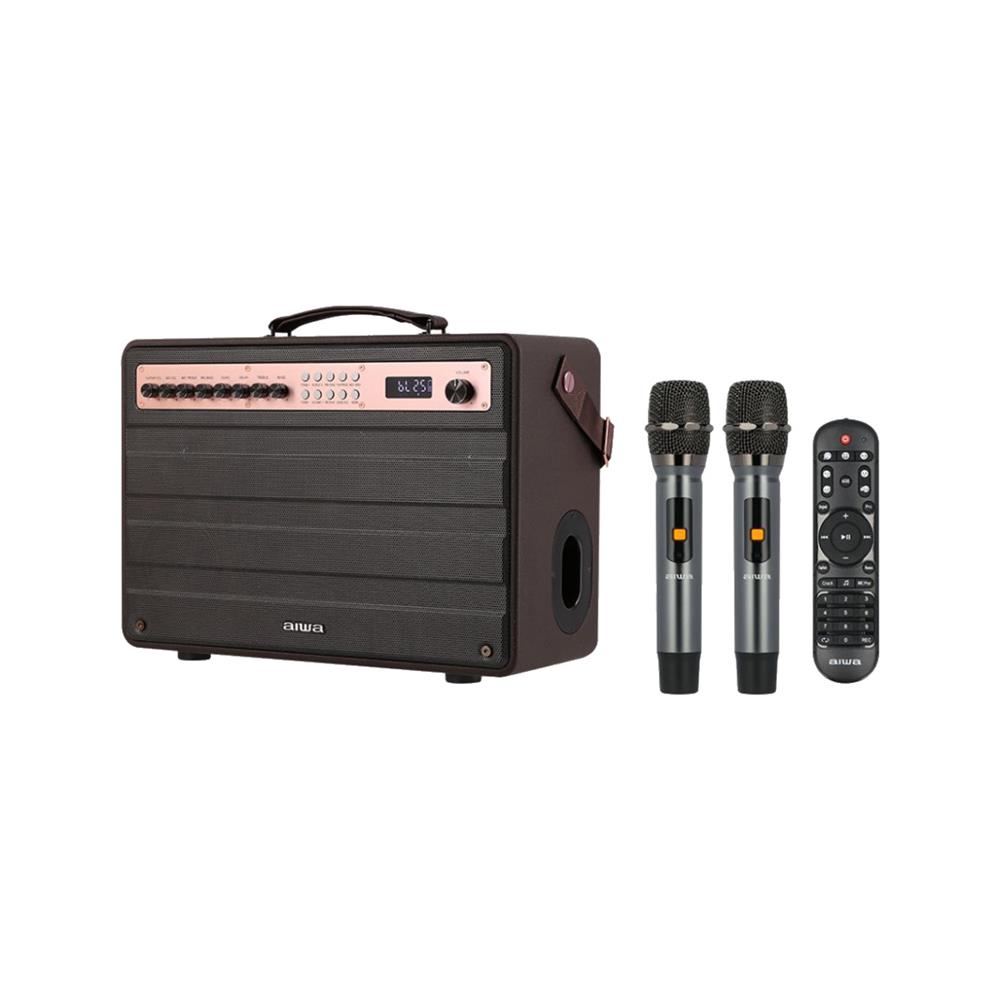 ลำโพงบลูทูธพร้อมไมค์ AIWA MI-X800 สีโรสโกลด์