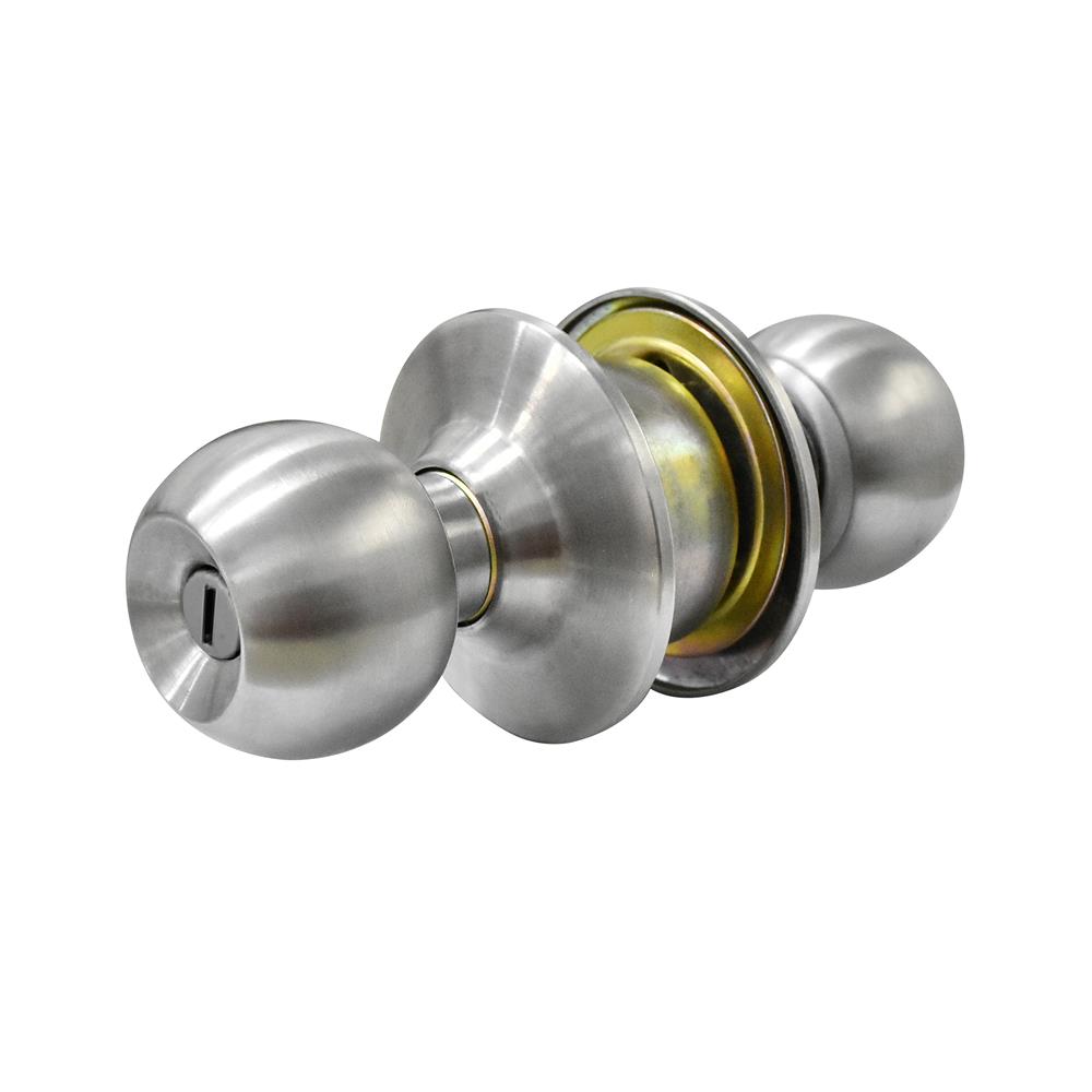 ลูกบิดห้องน้ำ หัวกลม ISON 8711 สีสเตนเลส