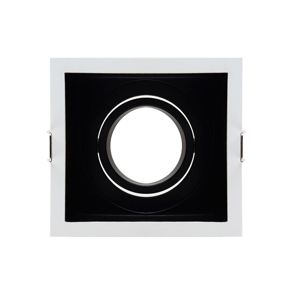 ดาวน์ไลท์ L&E HG 24-04609 3.3 นิ้ว สีขาว/ดำ เหลี่ยม