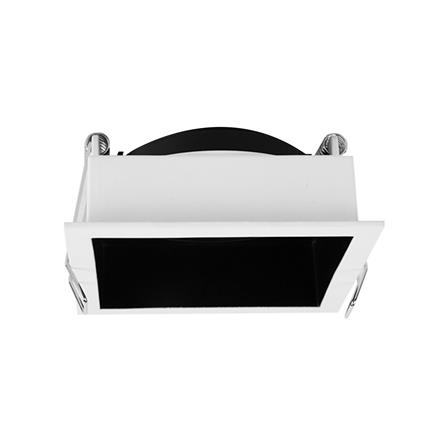 ดาวน์ไลท์ L&E HG 24-04609 3.3 นิ้ว สีขาว/ดำ เหลี่ยม_0