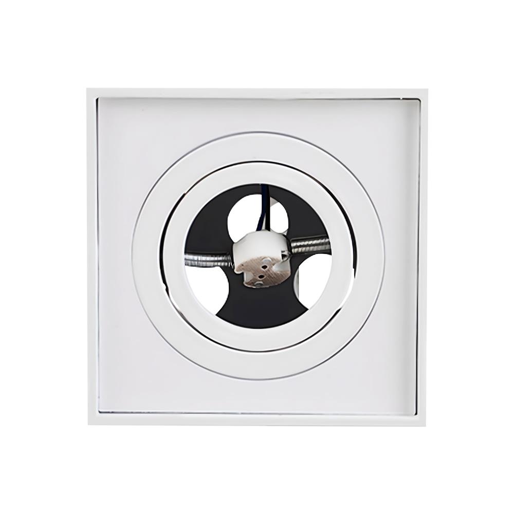 ดาวน์ไลท์ L&E 24-04849 3.8 นิ้ว สีขาว เหลี่ยม