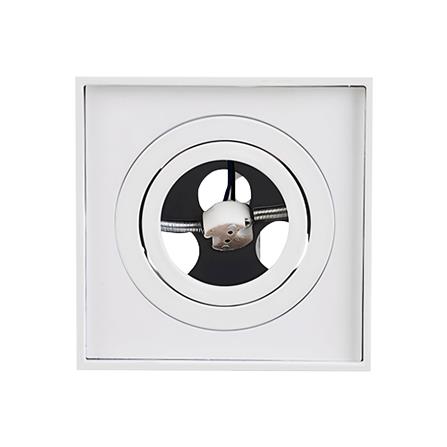 ดาวน์ไลท์ L&E 24-04849 3.8 นิ้ว สีขาว เหลี่ยม_2