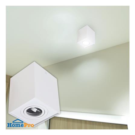 ดาวน์ไลท์ L&E 24-04849 3.8 นิ้ว สีขาว เหลี่ยม_3