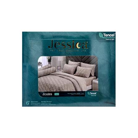 ชุดผ้าปูที่นอน 6 ฟุต 5 ชิ้น JESSICA TENCEL 20164-T867_3