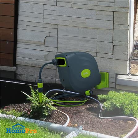 สายยางโรลอัตโนมัติ SPRING 1/2 นิ้ว X 20 ม. สีเขียว-เทา_5