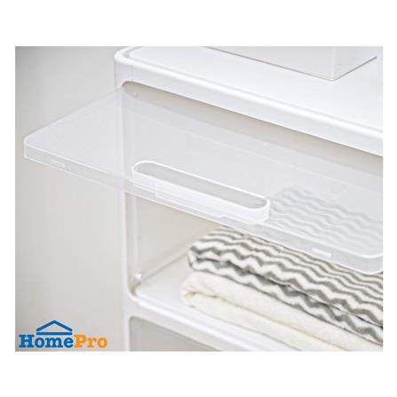 ตู้บานเปิดบน 2 ชั้น STACKO CATE 51x35x69 ซม. สีขาว_7