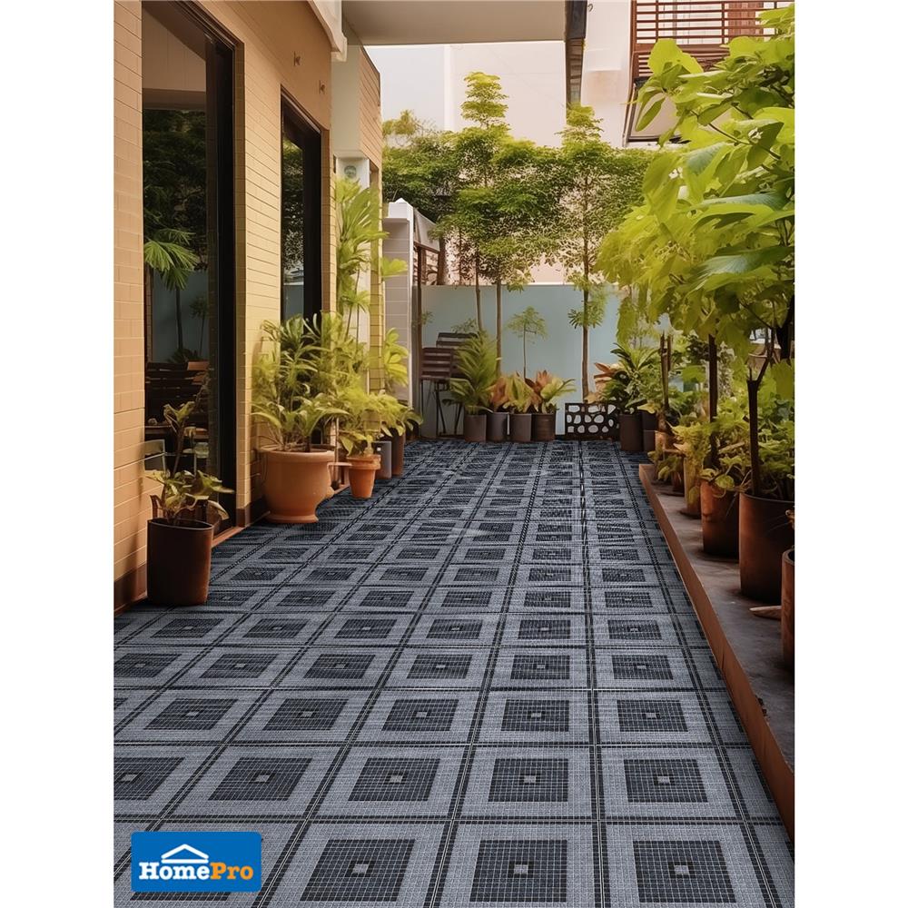 กระเบื้องพื้น 50x50 ซม. TARA โซโลมา เทา A 1 ตร.ม.