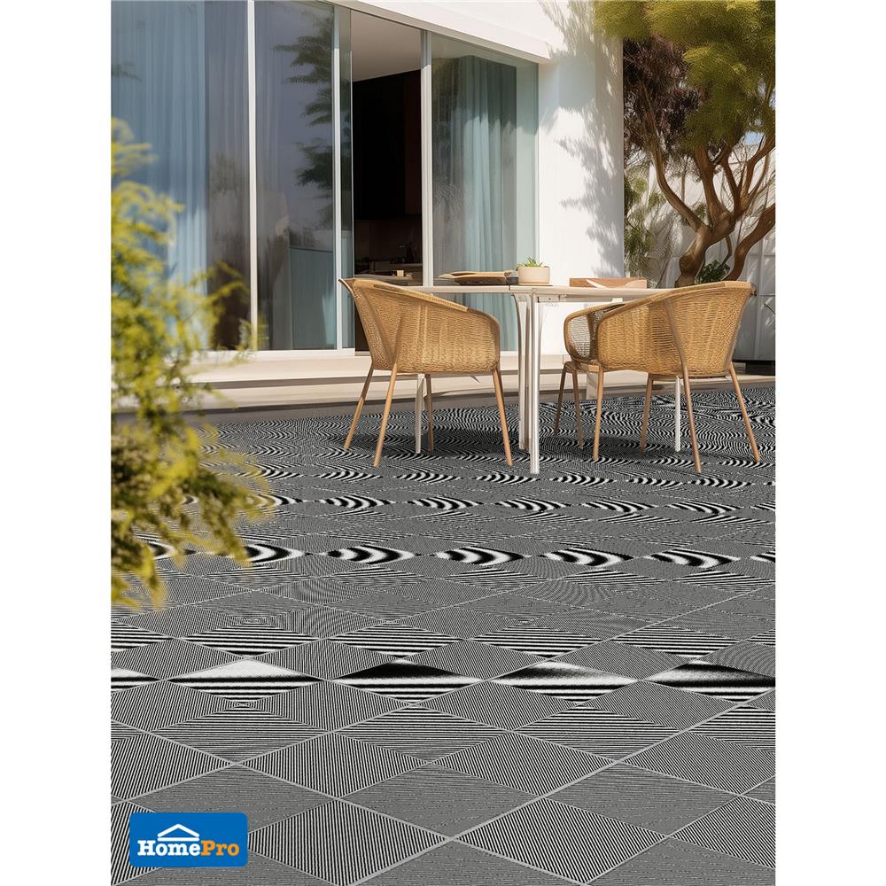 กระเบื้องพื้น 50x50 ซม. TARA มาริน่าเบย์ เทาเข้ม A 1 ตร.ม.