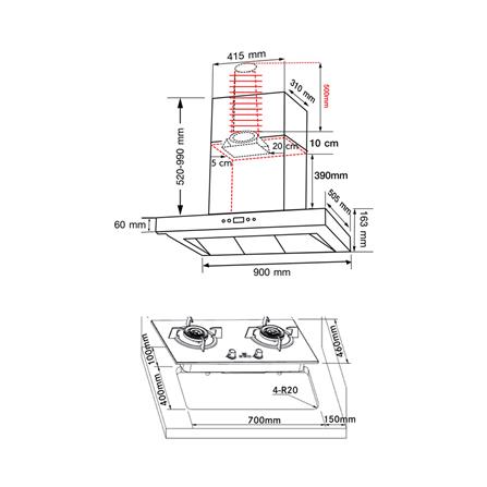 เตาฝัง+เครื่องดูดควัน FRANKE FG8228+C-BLACK90_8