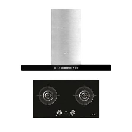 เตาฝัง+เครื่องดูดควัน FRANKE FG8228+SENSATION WM90