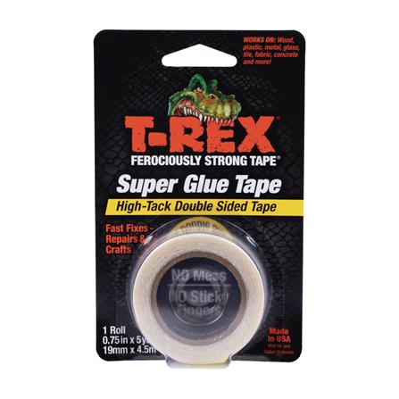 เทปกาว 2 หน้า ซุปเปอร์กลู T-REX 19 มม.X4.5 ม. สีขาว_3