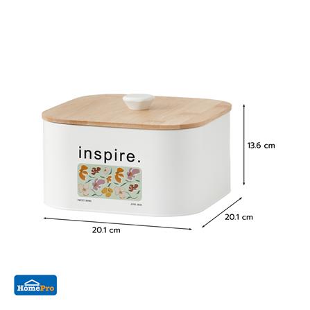 ขวดโหลเหลี่ยมฝาดึง KECH ALL BLOOM BOX S 1.6 ลิตร_5