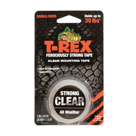 เทปกาว 2 หน้า พลังตะปู T-REX 25 มม.X1.5 ม. สีใส_3
