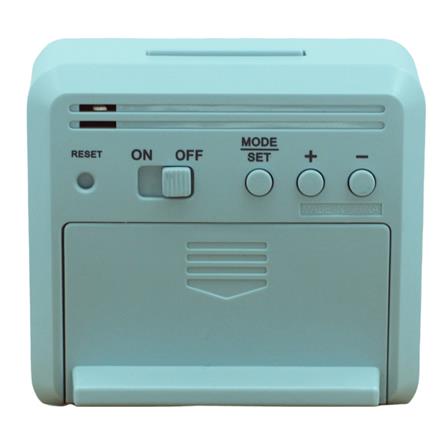 นาฬิกาดิจิทัล SEIKO CLOCKS QHL097L 2.3X2.5 นิ้ว สีฟ้า_3