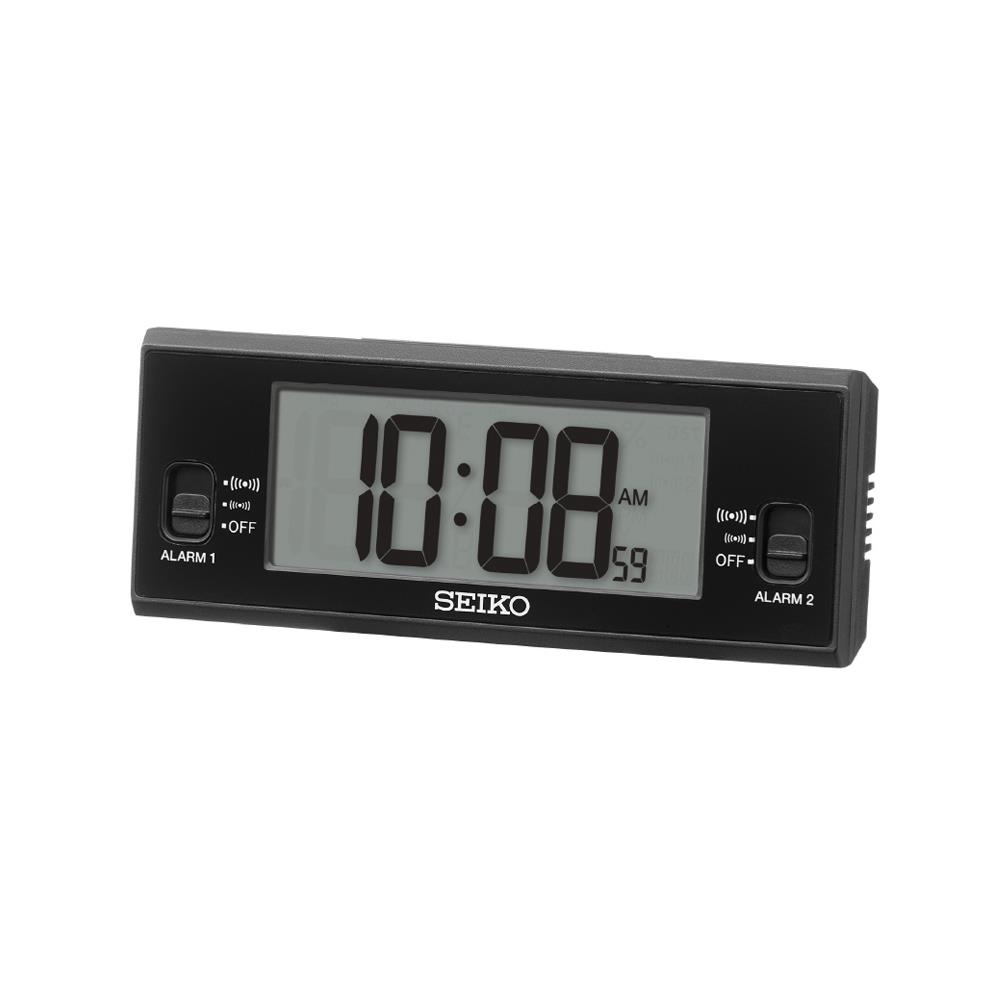 นาฬิกาดิจิทัล SEIKO CLOCKS QHL093K 1.9X5 นิ้ว สีดำ_1