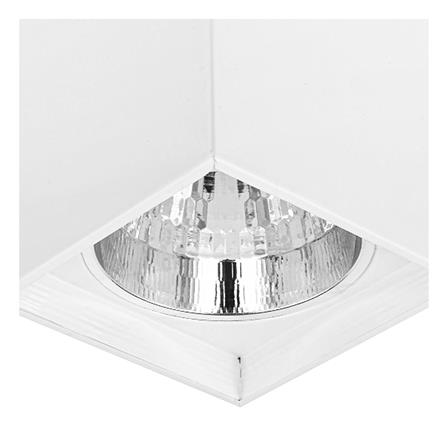 ดาวน์ไลท์ CARINI CS17-4 WH 5 นิ้ว สีขาว เหลี่ยม_2