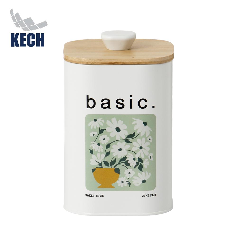 ขวดโหลเหลี่ยมฝาดึง KECH ALL BLOOM BASIC SS 1.4 ลิตร_1