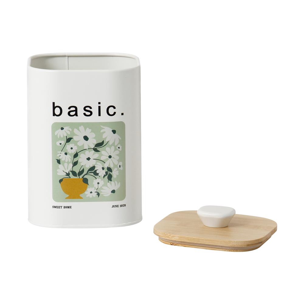 ขวดโหลเหลี่ยมฝาดึง KECH ALL BLOOM BASIC SS 1.4 ลิตร