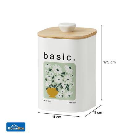 ขวดโหลเหลี่ยมฝาดึง KECH ALL BLOOM BASIC SS 1.4 ลิตร_5