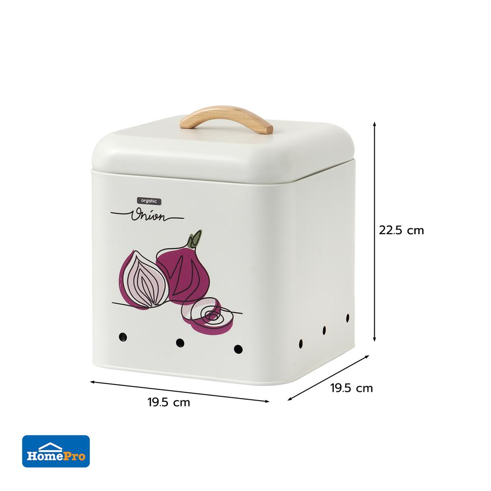 ขวดโหลเหลี่ยมฝาดึง KECH SK ONION 5.3 ลิตร