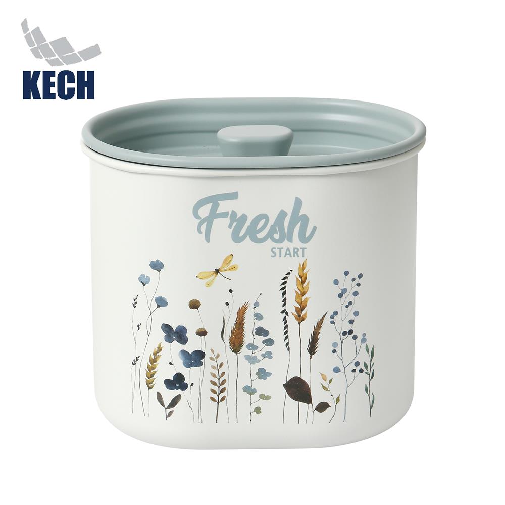 ขวดโหลเหลี่ยมฝาดึง KECH LIRIS 1.1 ลิตร สีเขียว_1