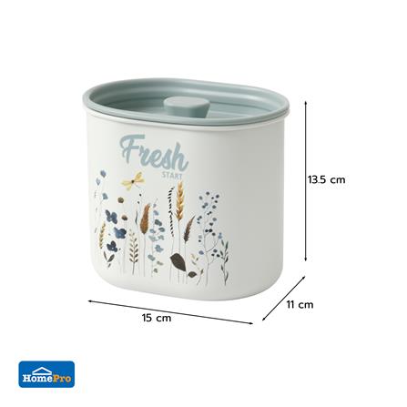 ขวดโหลเหลี่ยมฝาดึง KECH LIRIS 1.1 ลิตร สีเขียว_5