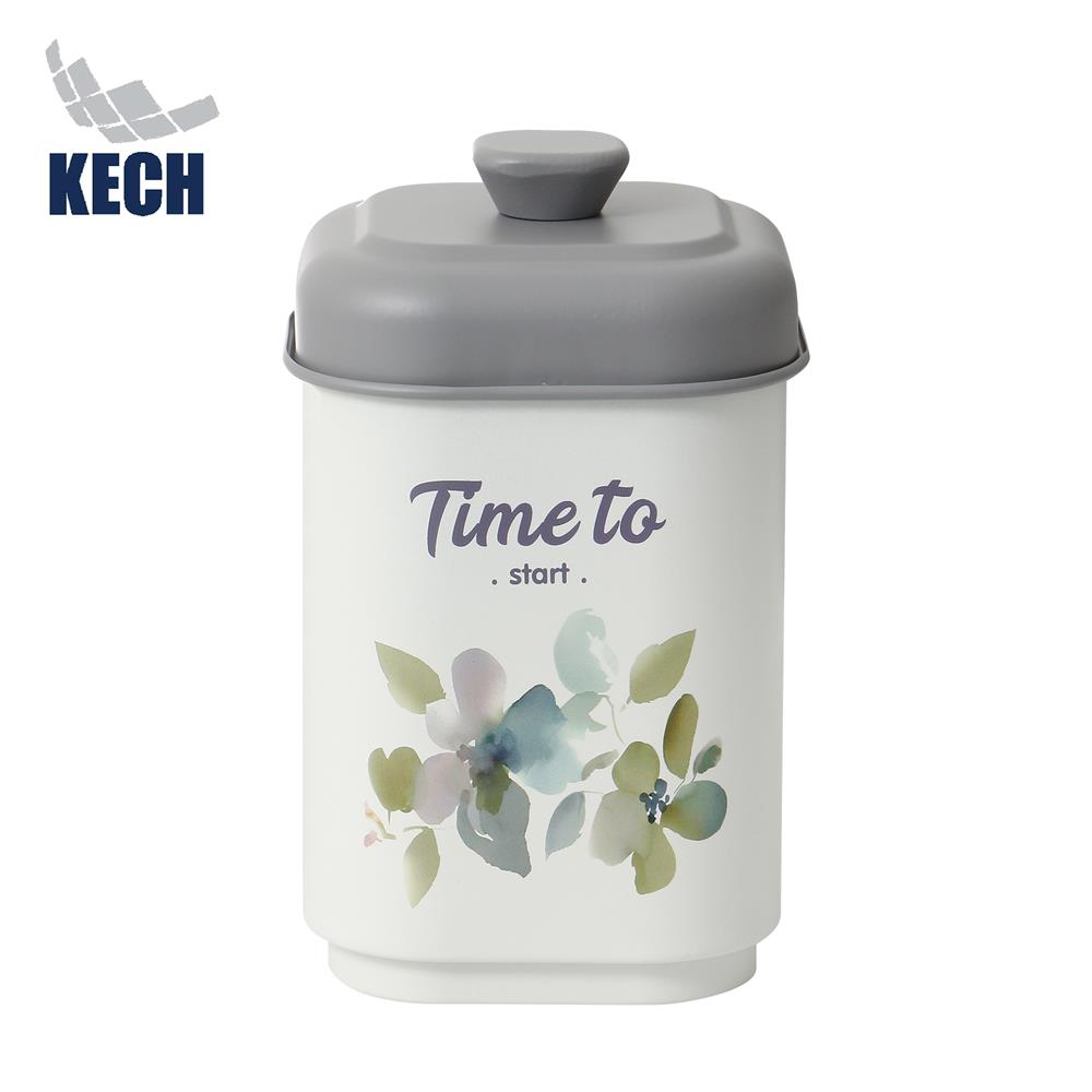 ขวดโหลเหลี่ยมฝาดึง KECH PICKER 1.5 ลิตร สีเทา_1