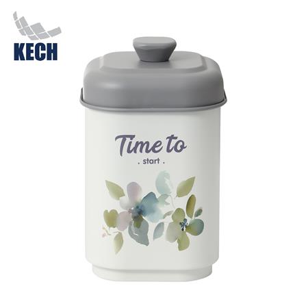 ขวดโหลเหลี่ยมฝาดึง KECH PICKER 1.5 ลิตร สีเทา_0