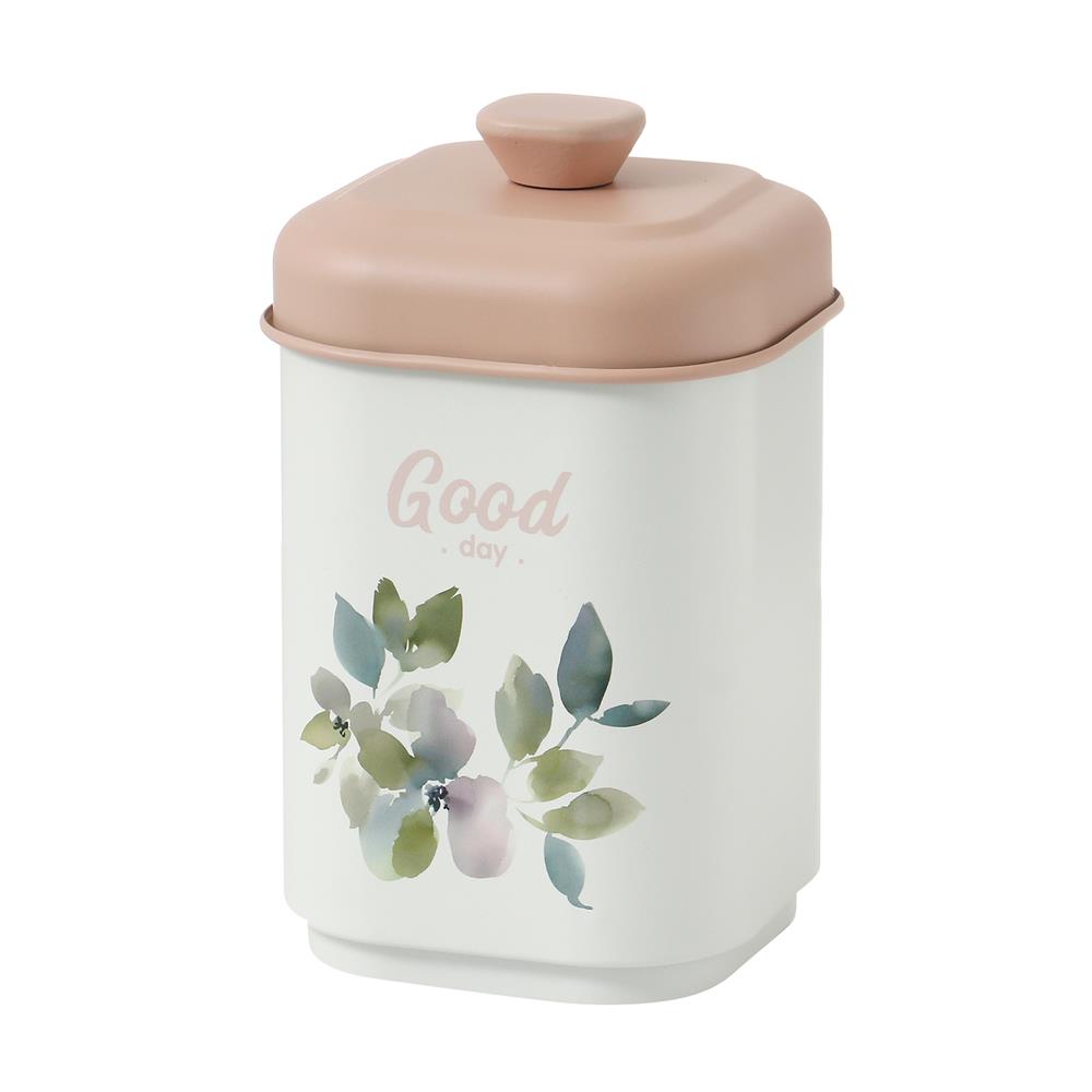 ขวดโหลเหลี่ยมฝาดึง KECH PICKER 1.5 ลิตร สีชมพู