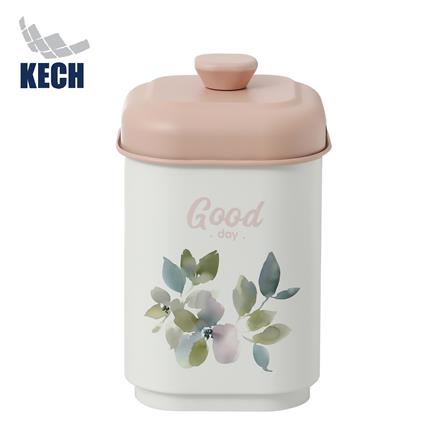 ขวดโหลเหลี่ยมฝาดึง KECH PICKER 1.5 ลิตร สีชมพู_0