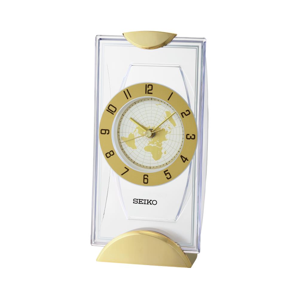 นาฬิกาตั้งโต๊ะ SEIKO CLOCKS QXG152G 4.7X9.5 นิ้ว สีทอง