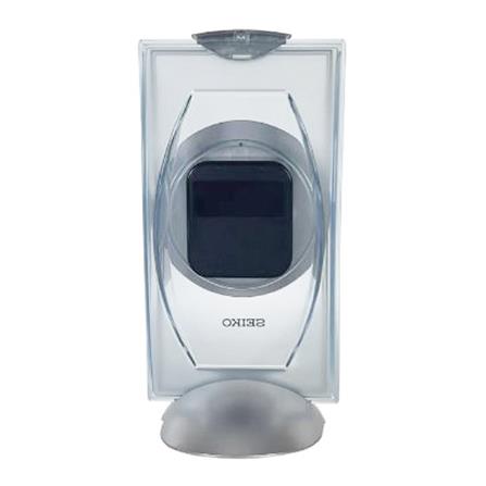 นาฬิกาตั้งโต๊ะ SEIKO CLOCKS QXG152S 4.7X9.5 นิ้ว สีเงิน_3