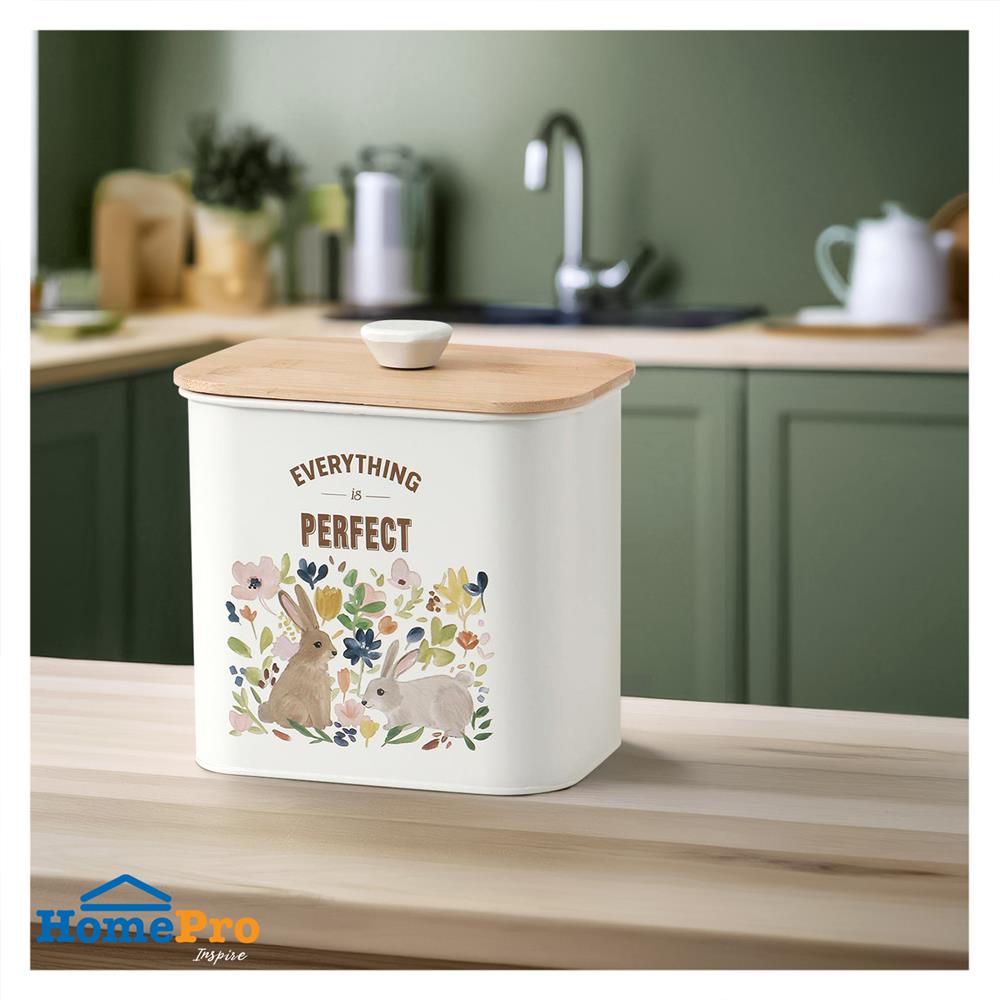 ขวดโหลเหลี่ยมฝาดึง KECH BUNNY BOX 2.3 ลิตร