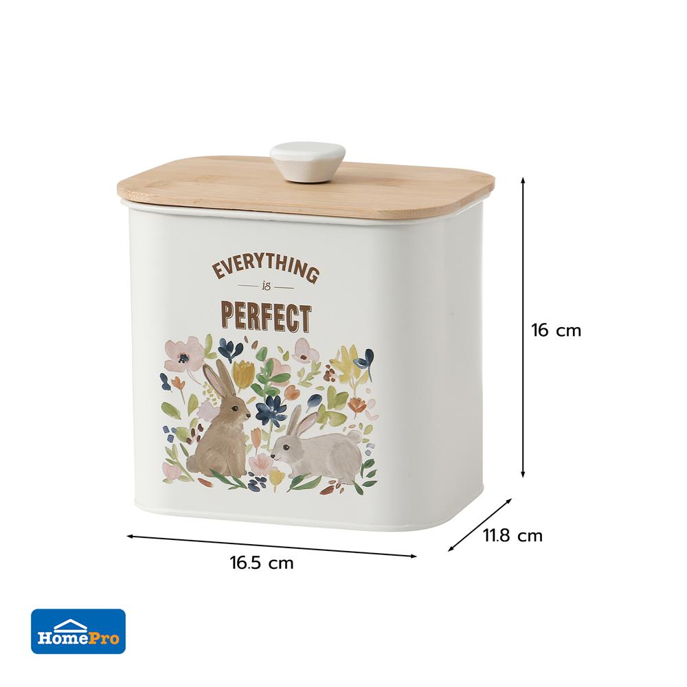 ขวดโหลเหลี่ยมฝาดึง KECH BUNNY BOX 2.3 ลิตร