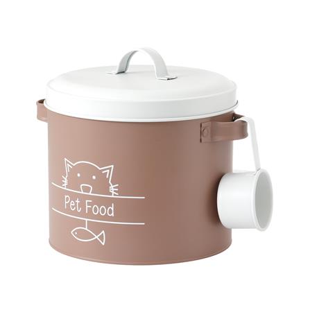 ขวดโหลกลมฝาดึง KECH PET FOOD 3.5 ลิตร สีน้ำตาล_2