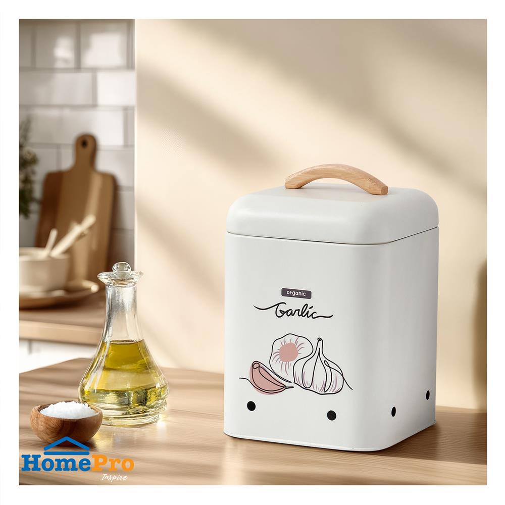 ขวดโหลเหลี่ยมฝาดึง KECH SK GARLIC 2.5 ลิตร