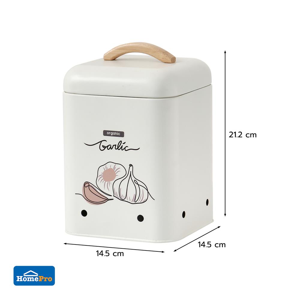 ขวดโหลเหลี่ยมฝาดึง KECH SK GARLIC 2.5 ลิตร