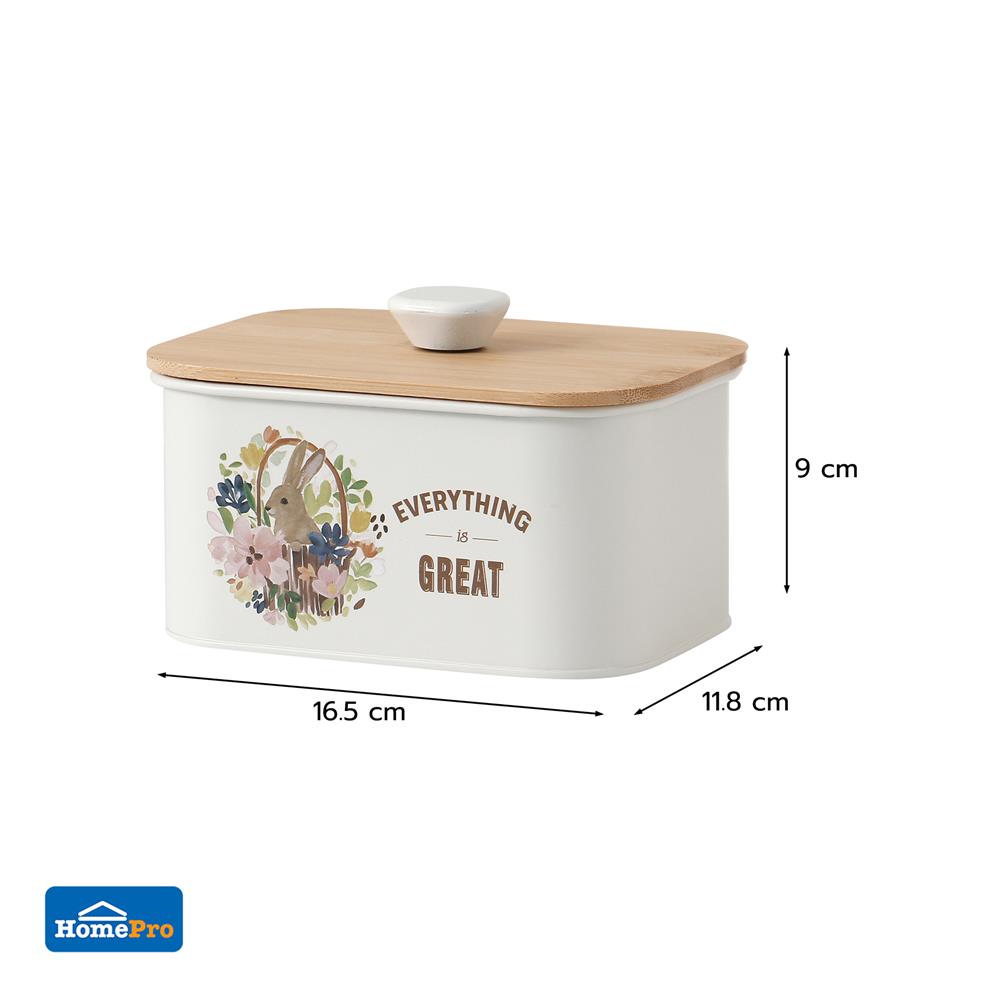 ขวดโหลเหลี่ยมฝาดึง KECH BUNNY BOX 1 ลิตร