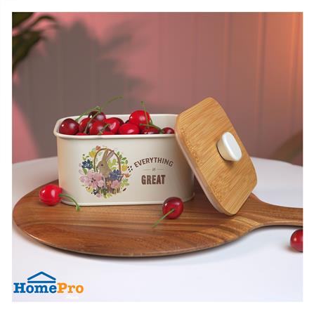 ขวดโหลเหลี่ยมฝาดึง KECH BUNNY BOX 1 ลิตร_4