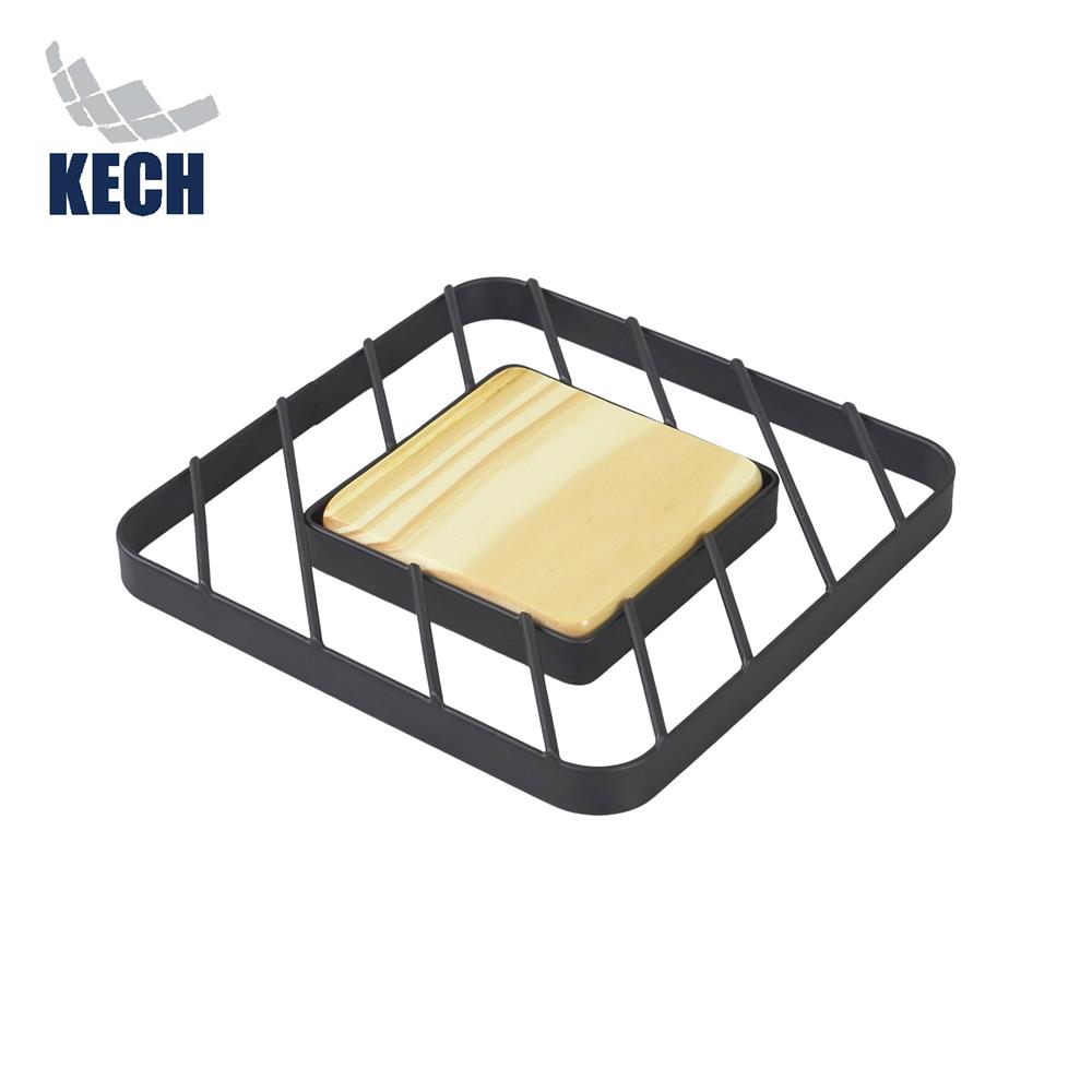 ที่รองภาชนะร้อนเหลี่ยม KECH T-CHART สีดำ_1