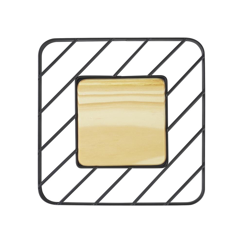 ที่รองภาชนะร้อนเหลี่ยม KECH T-CHART สีดำ