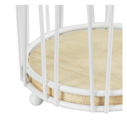 ที่ใส่อุปกรณ์ในครัวกลม 1 ช่อง KECH FLORIST สีขาว_3